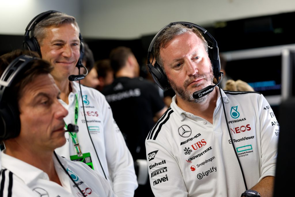 Toto Wolff and Bradley Lord