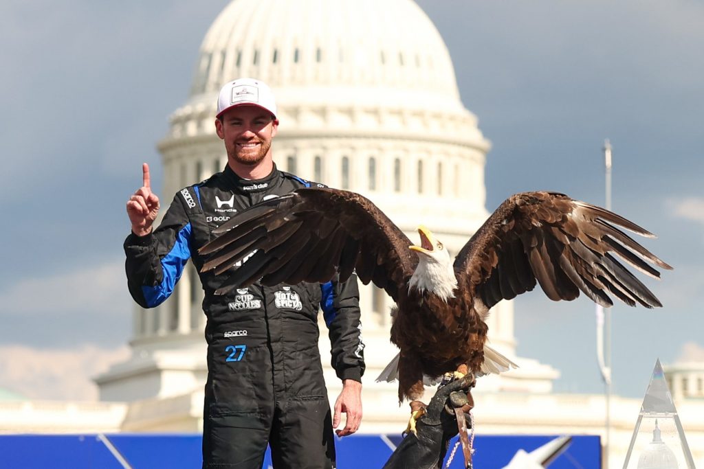Kyle Kirkwood winning the Freedom 250